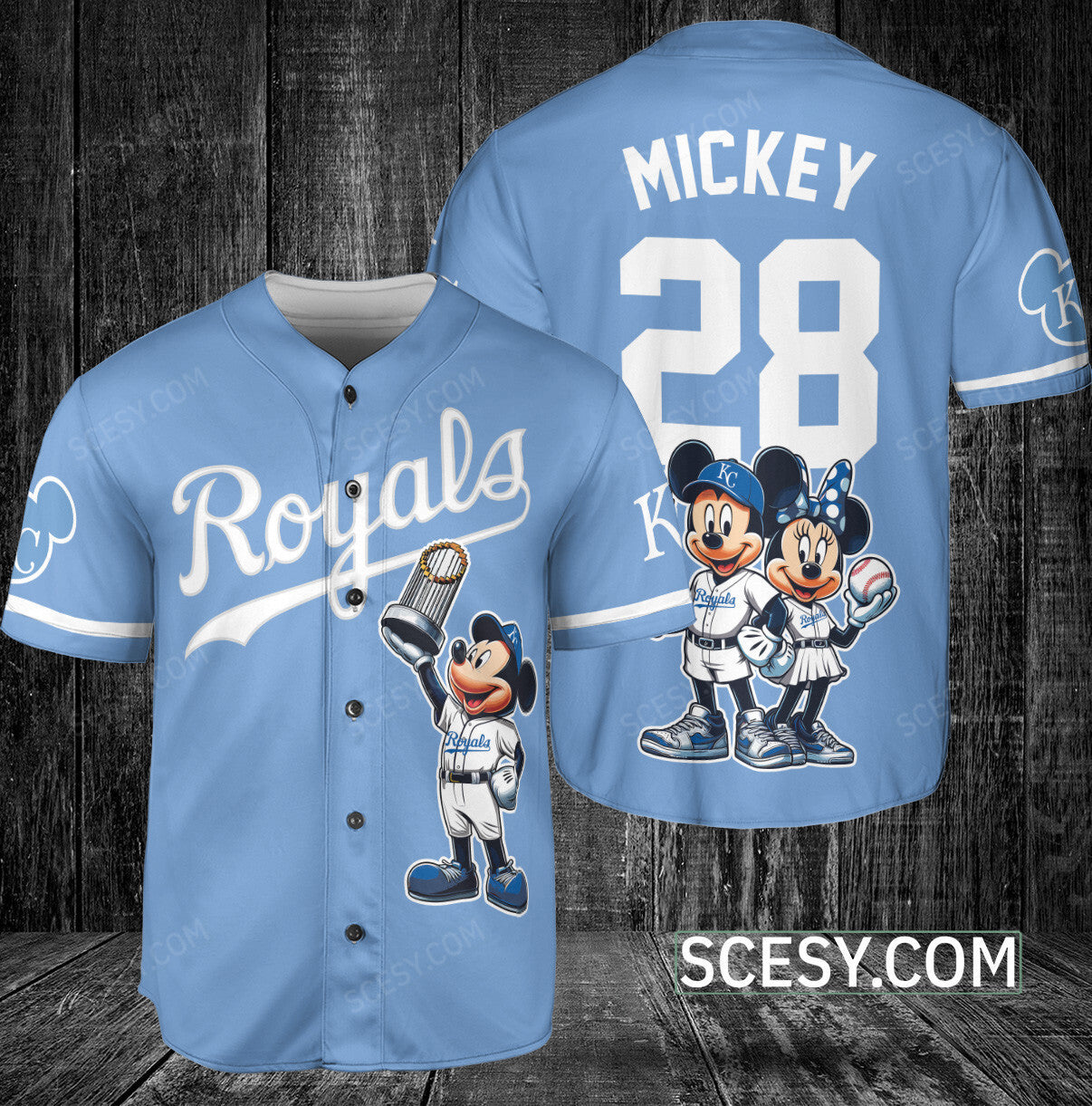 Kansas City Royals MM Baseball Jersey Blue