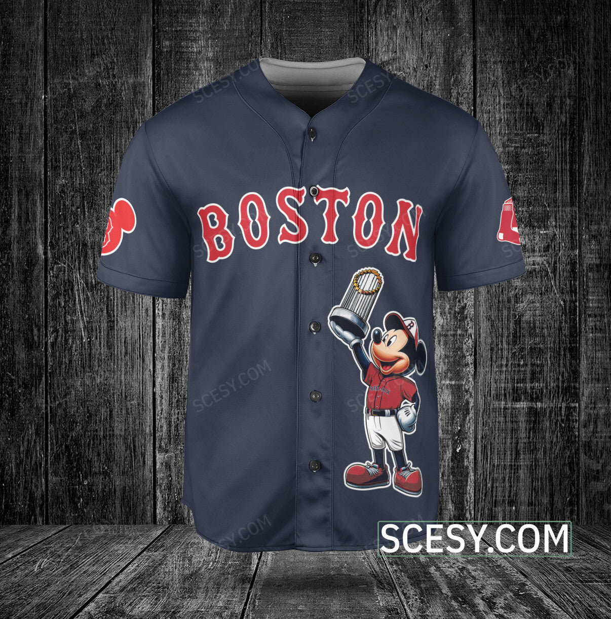 Boston Red Sox MM Baseball Jersey Navy