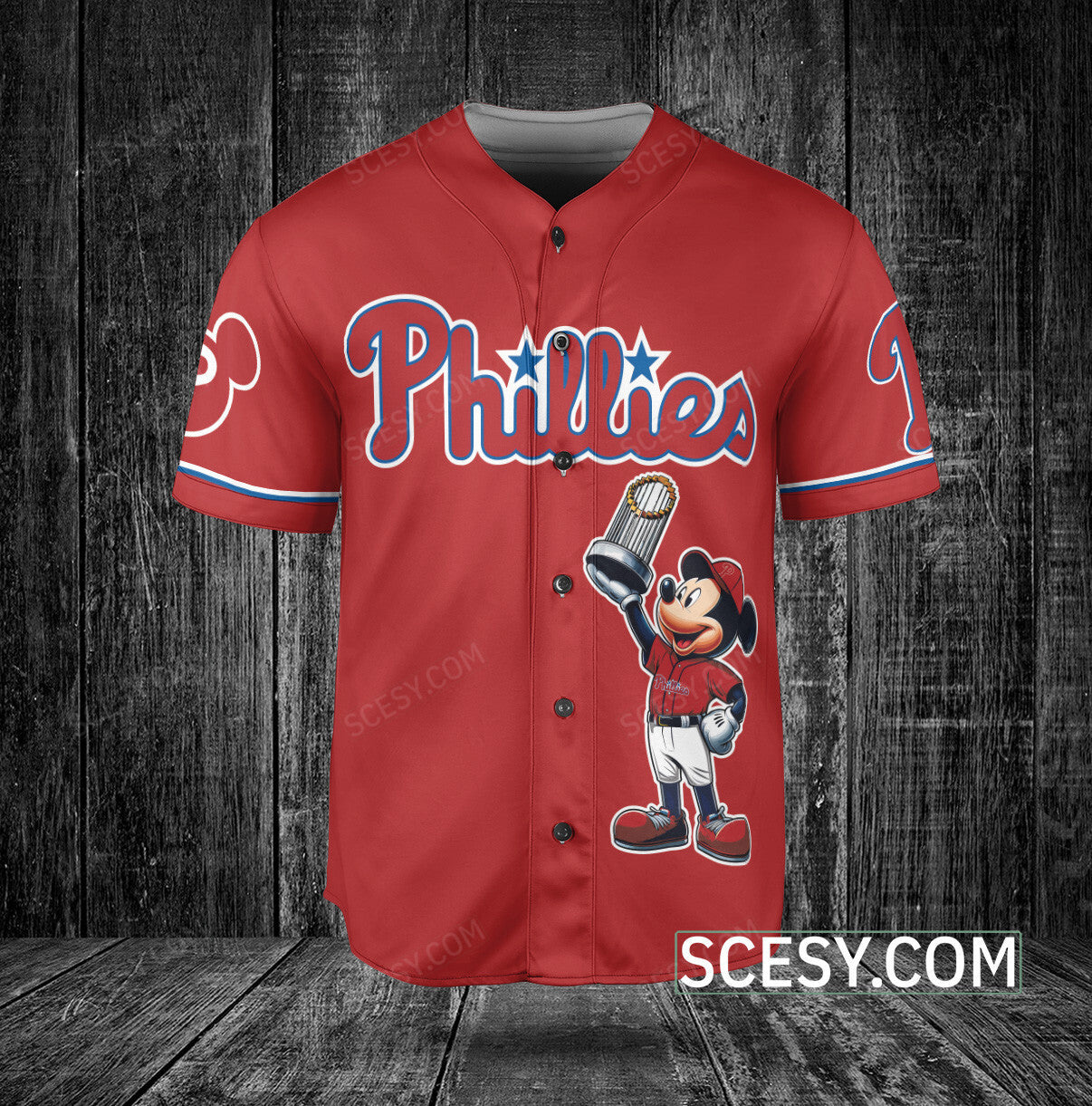 Philadelphia Philliies MM Baseball Jersey Red