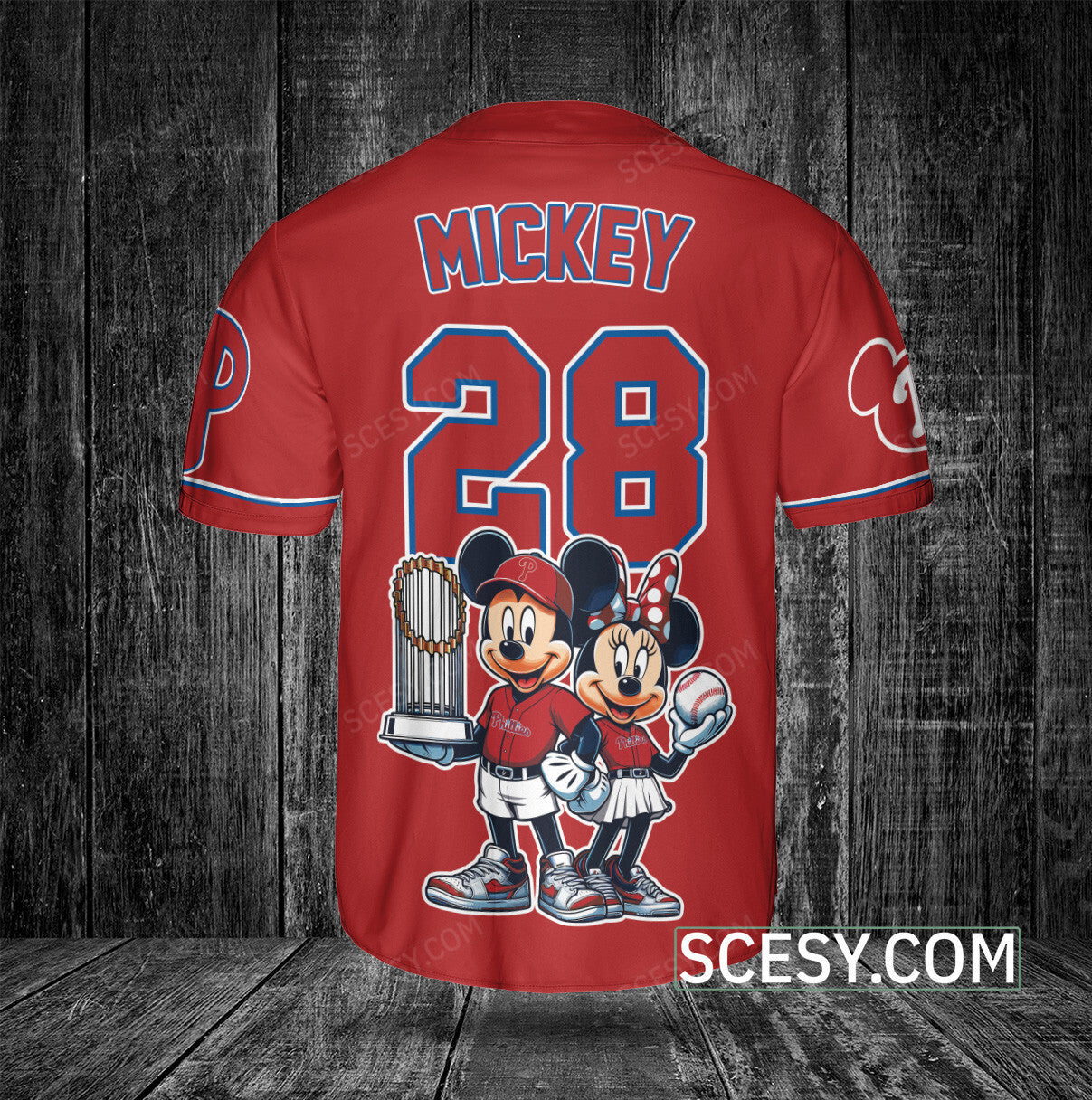 Philadelphia Philliies MM Baseball Jersey Red