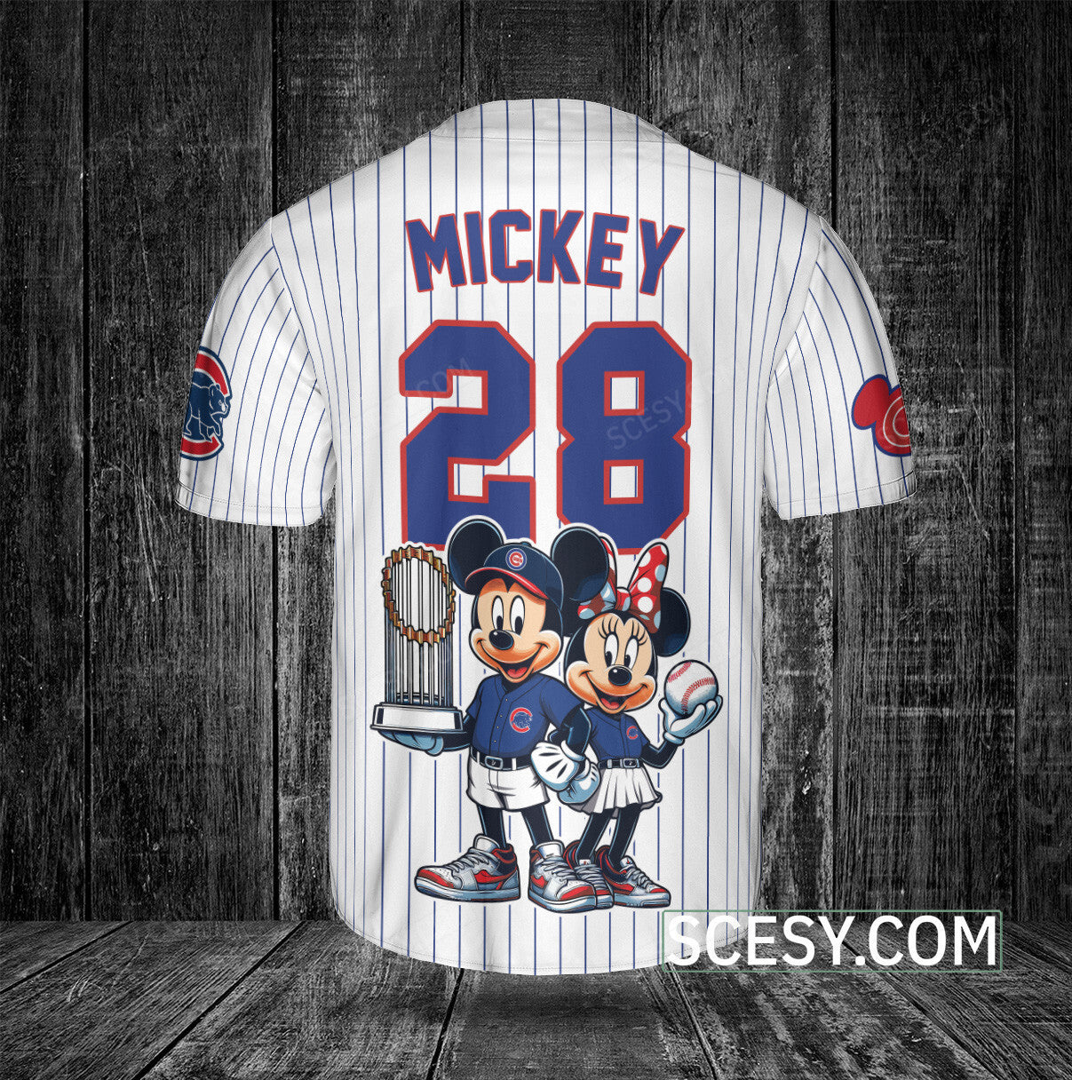 Chicago Cubs MM Baseball Jersey White