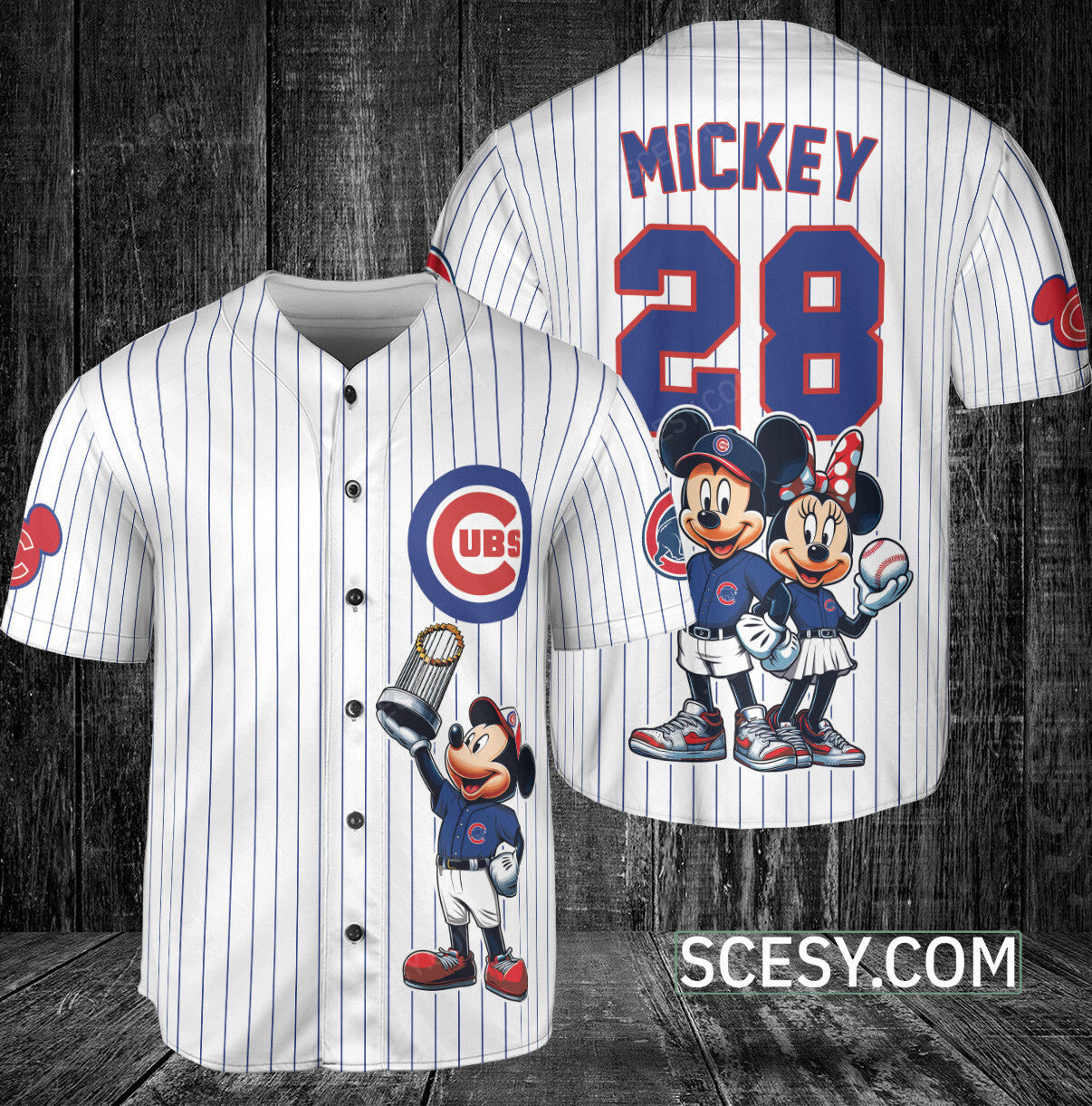 Chicago Cubs MM Baseball Jersey White