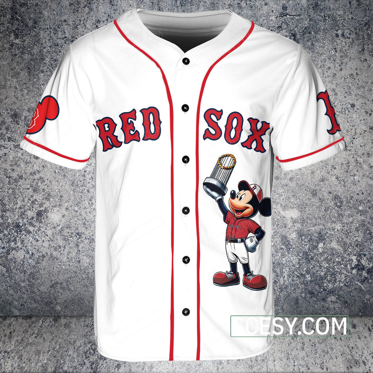 Boston Red Sox MM Baseball Jersey White