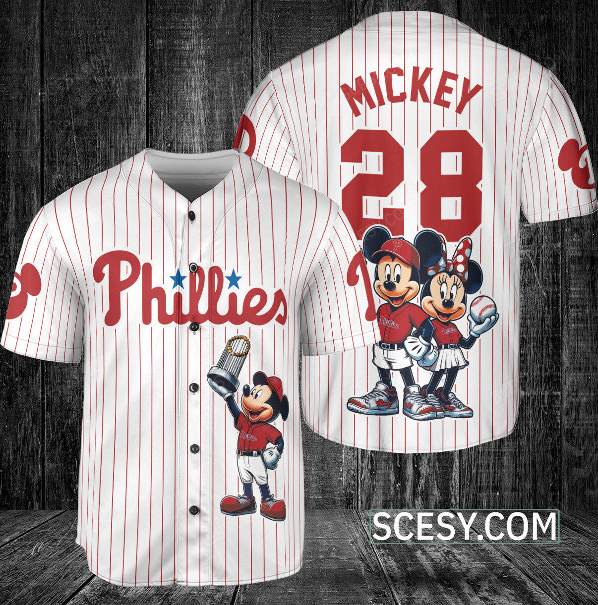Philadelphia Philliies MM Baseball Jersey White