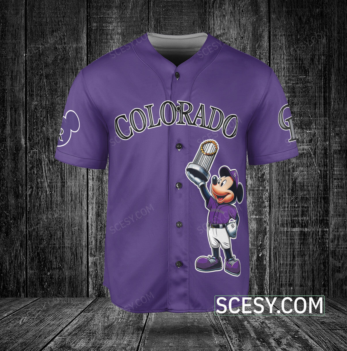 Colorado Rockies MM Baseball Jersey Dark Purple