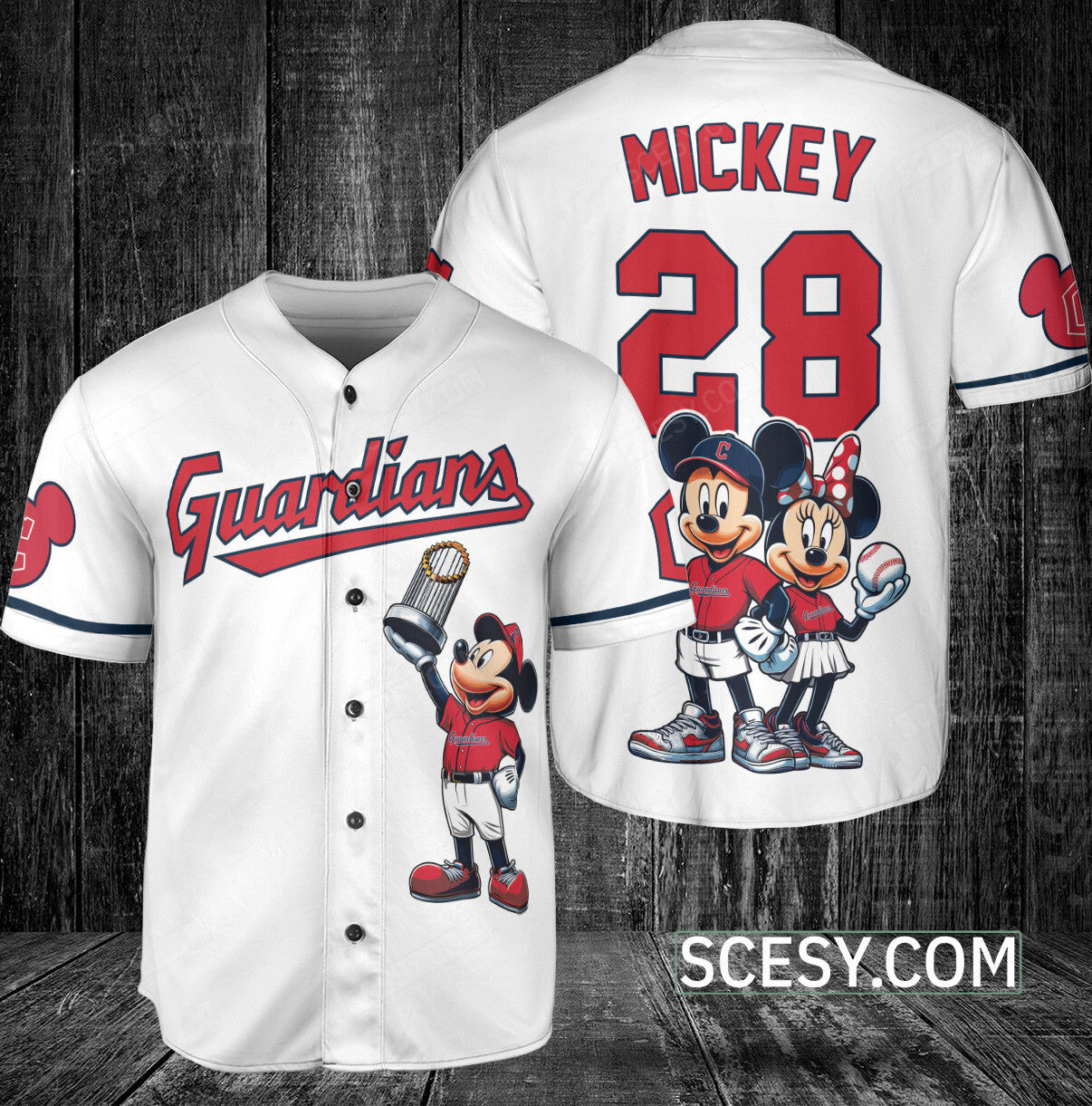 Cleveland Guardians MM Baseball Jersey White