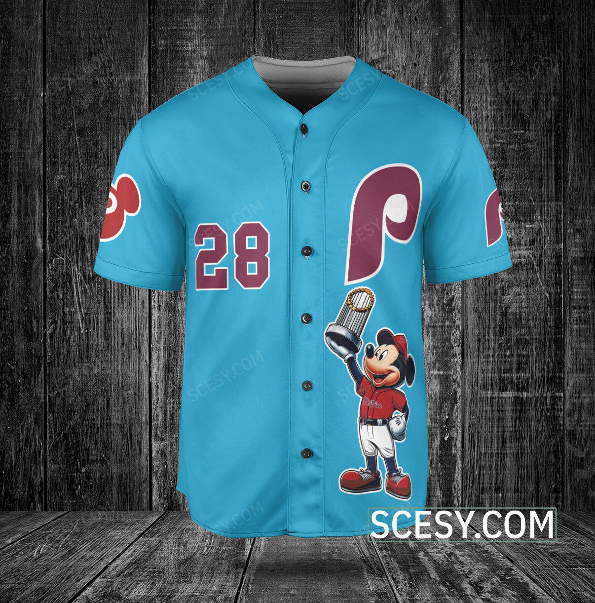 Philadelphia Philliies MM Baseball Jersey Midnight Blue