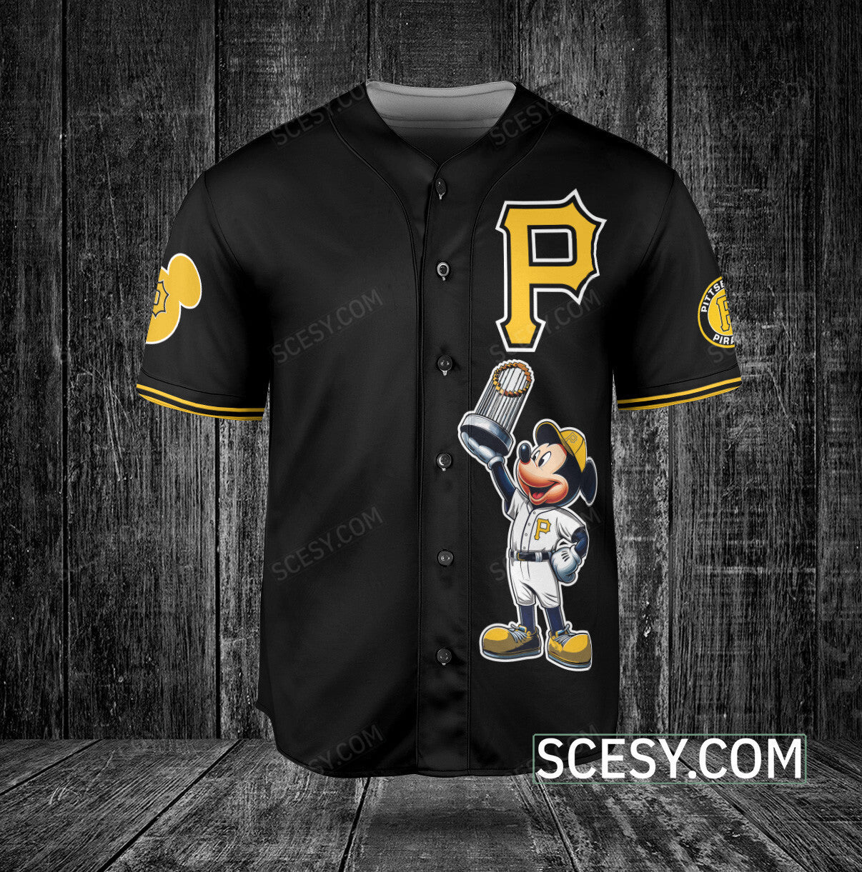 Pittsburgh Pirates MM Baseball Jersey Black