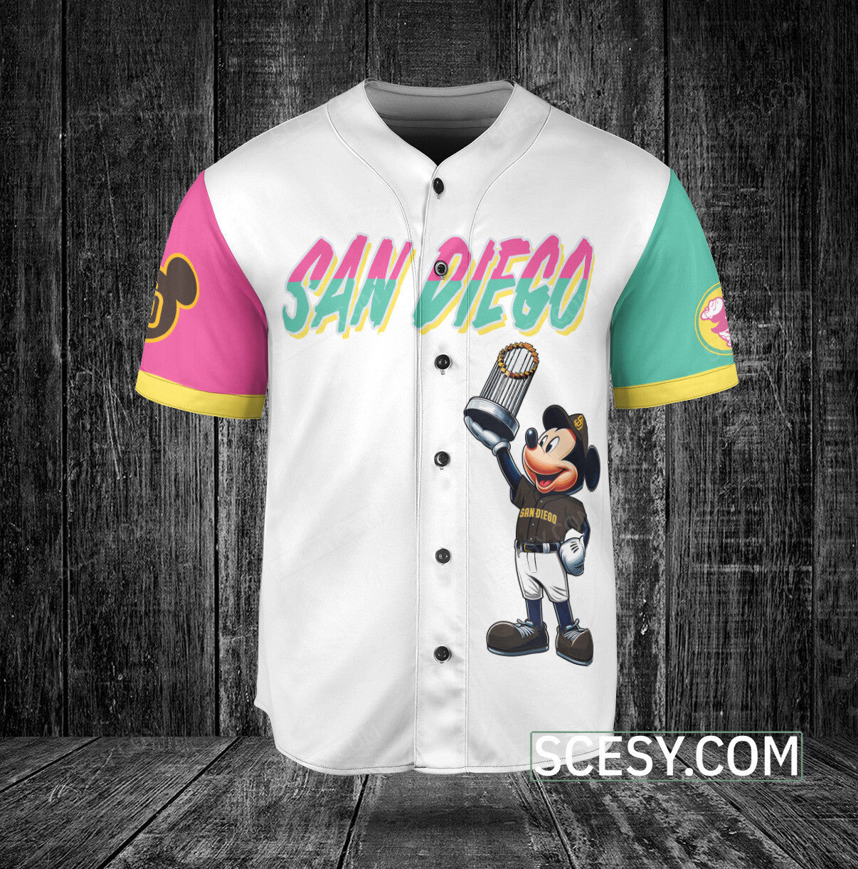 San Diego Padres MM Baseball Jersey White