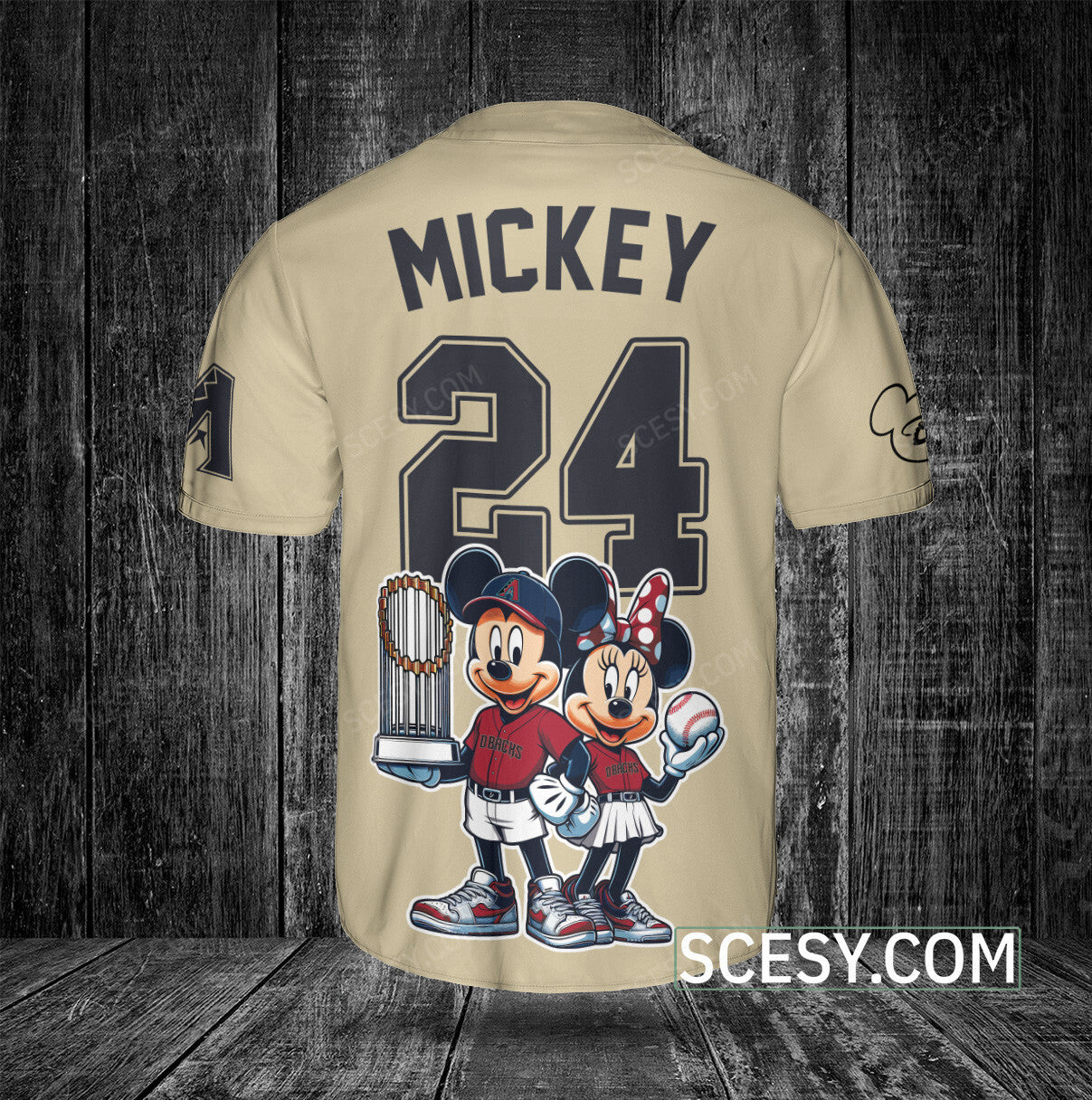 Arizona Diamondbacks MM Baseball Jersey Sand