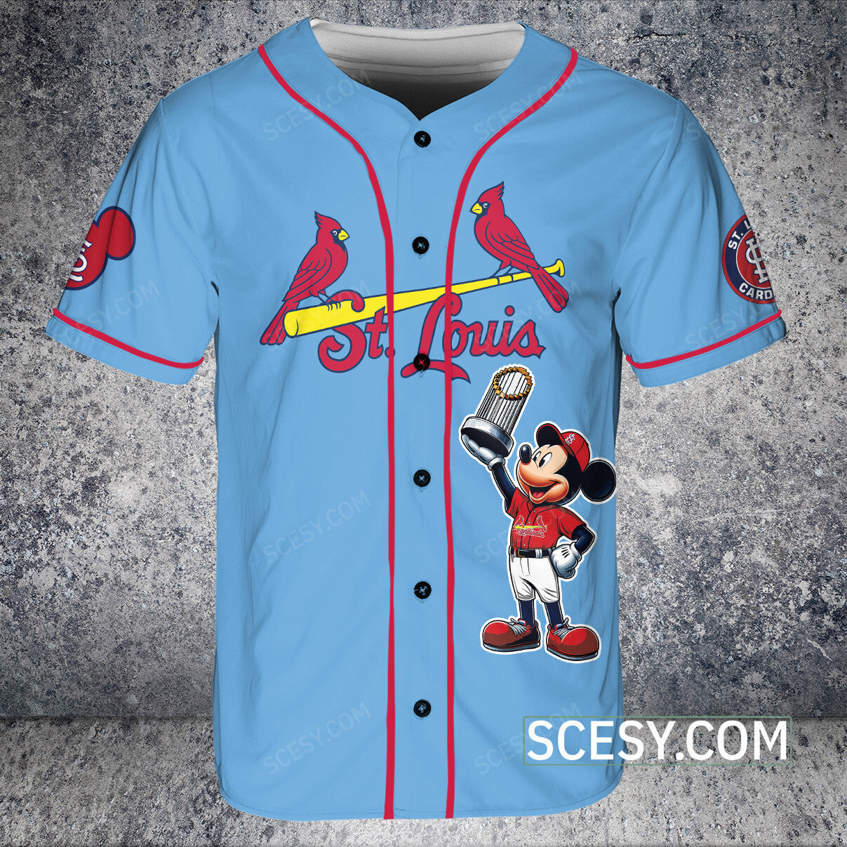 St. Louis Cardinals MM Baseball Jersey Blue