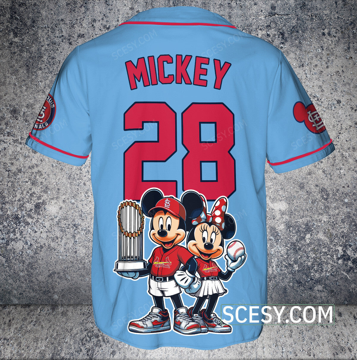 St. Louis Cardinals MM Baseball Jersey Blue