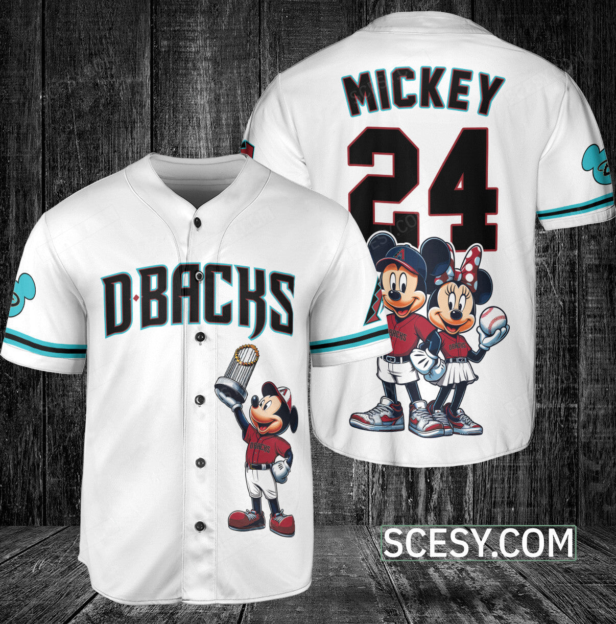 Arizona Diamondbacks MM Baseball Jersey White