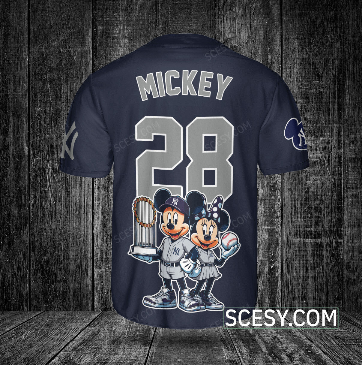 New York Yankees MM Baseball Jersey Black