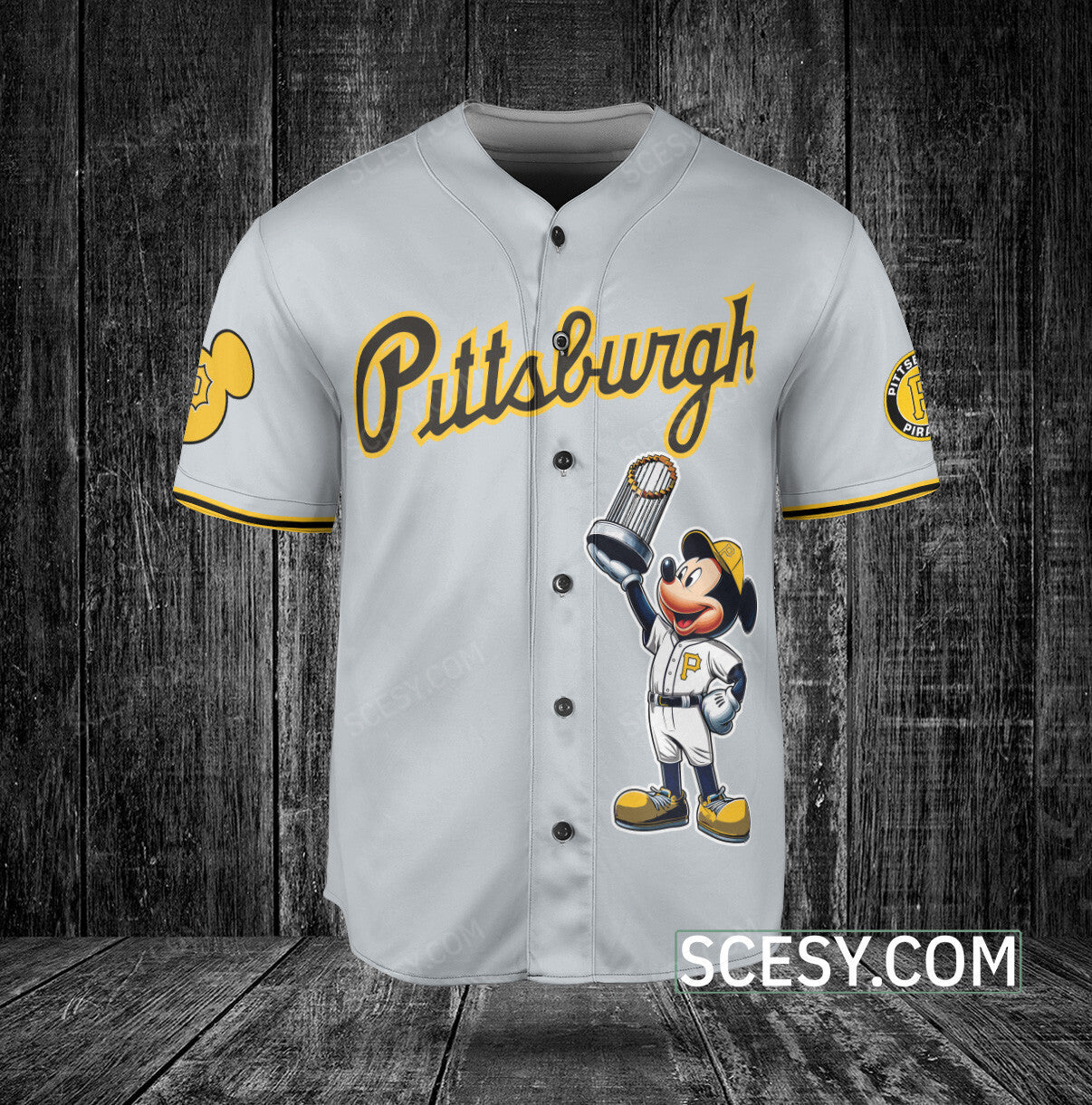Pittsburgh Pirates MM Baseball Jersey Gray