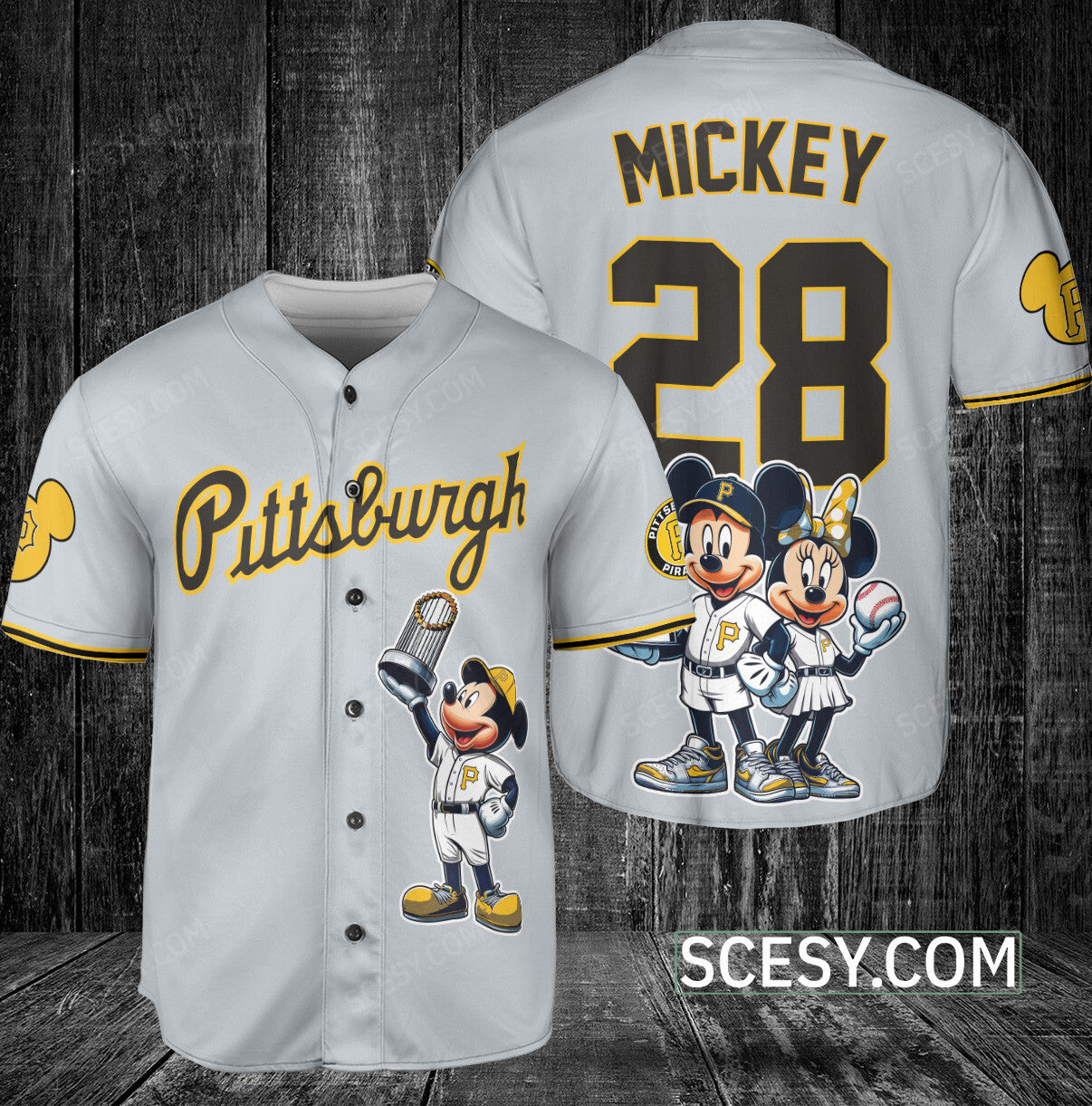 Pittsburgh Pirates MM Baseball Jersey Gray