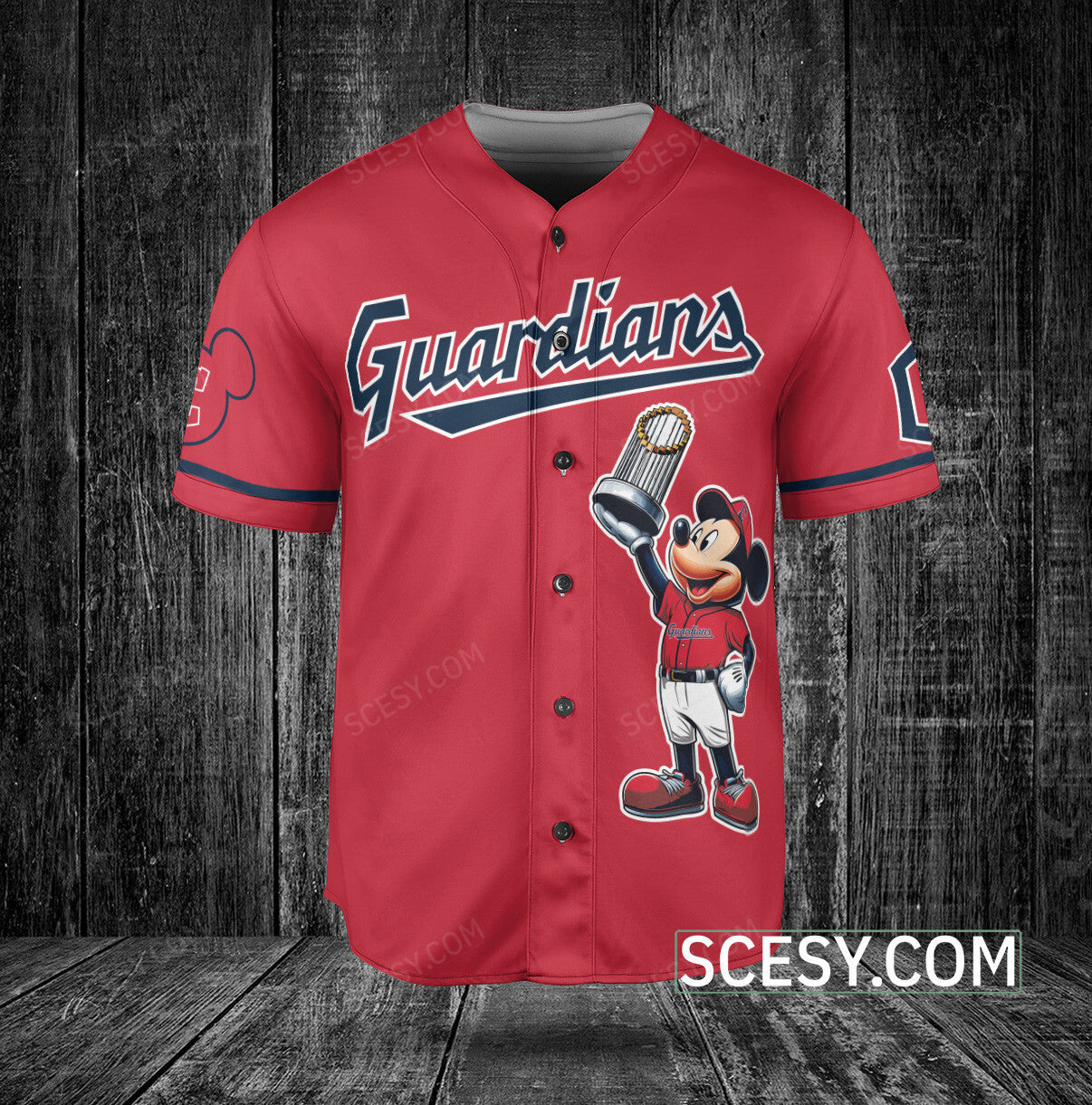 Cleveland Guardians MM Baseball Jersey Red