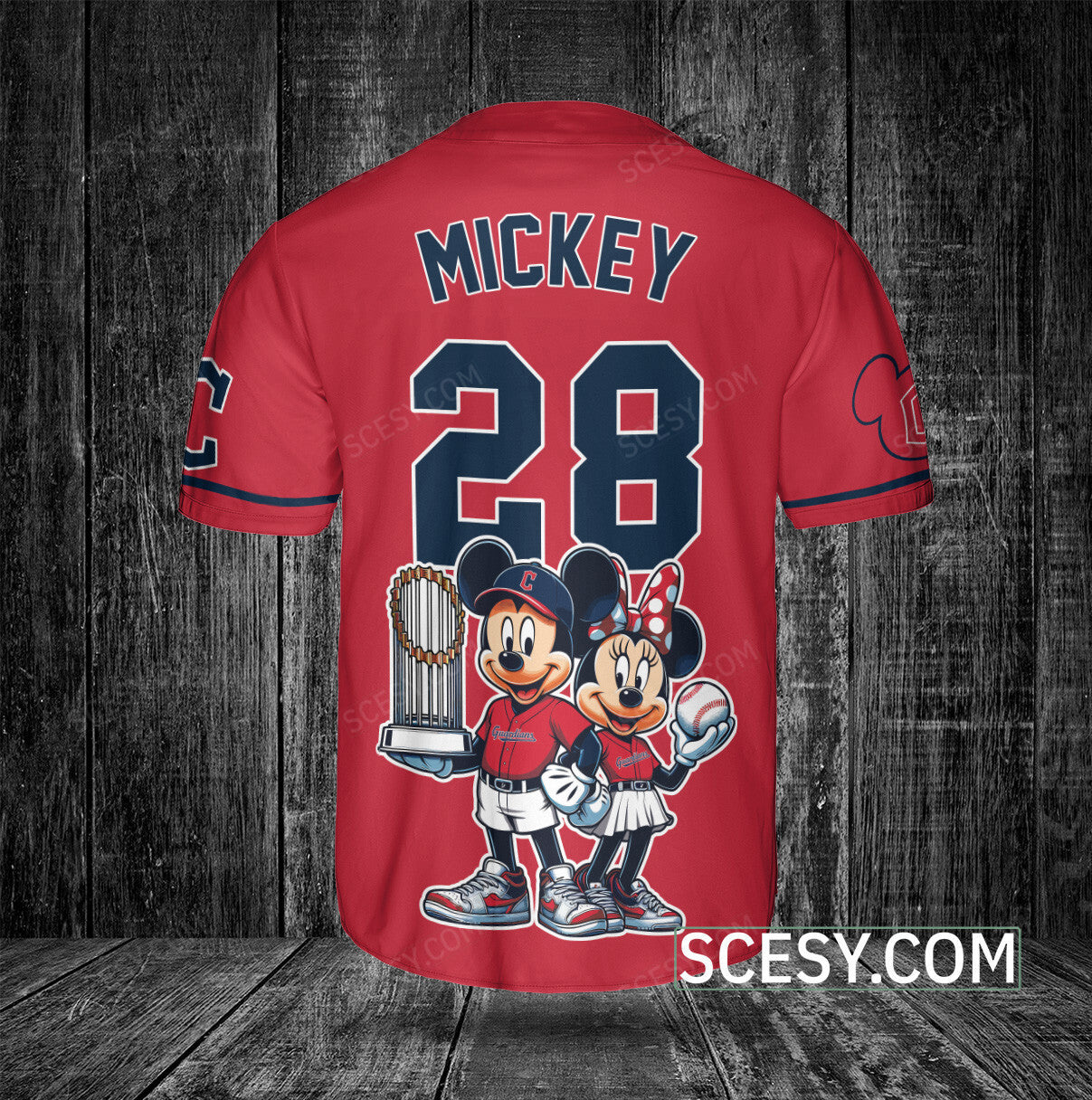 Cleveland Guardians MM Baseball Jersey Red