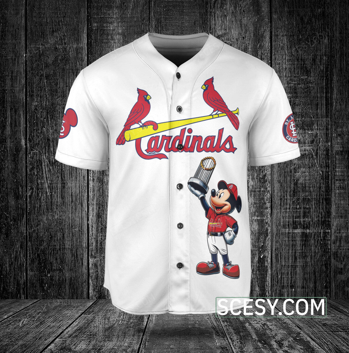 St. Louis Cardinals MM Baseball Jersey White