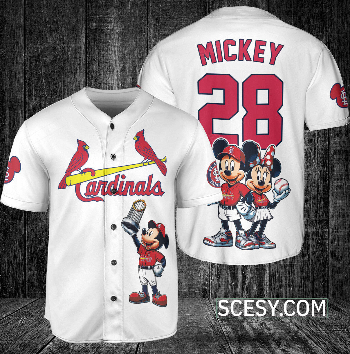 St. Louis Cardinals MM Baseball Jersey White