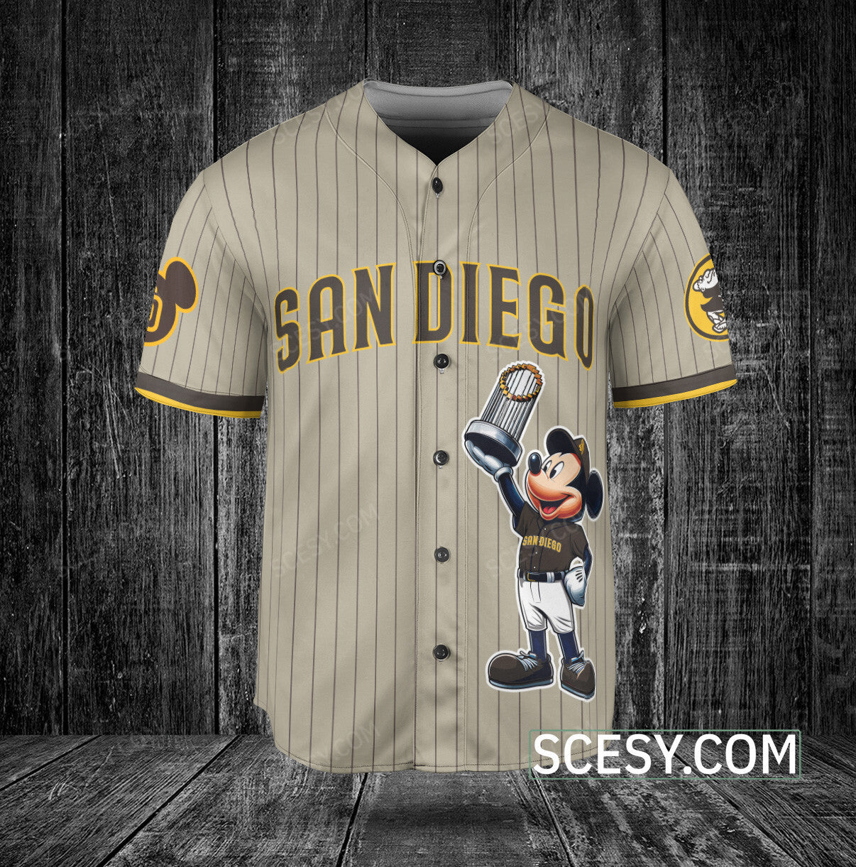 San Diego Padres MM Baseball Jersey Sand