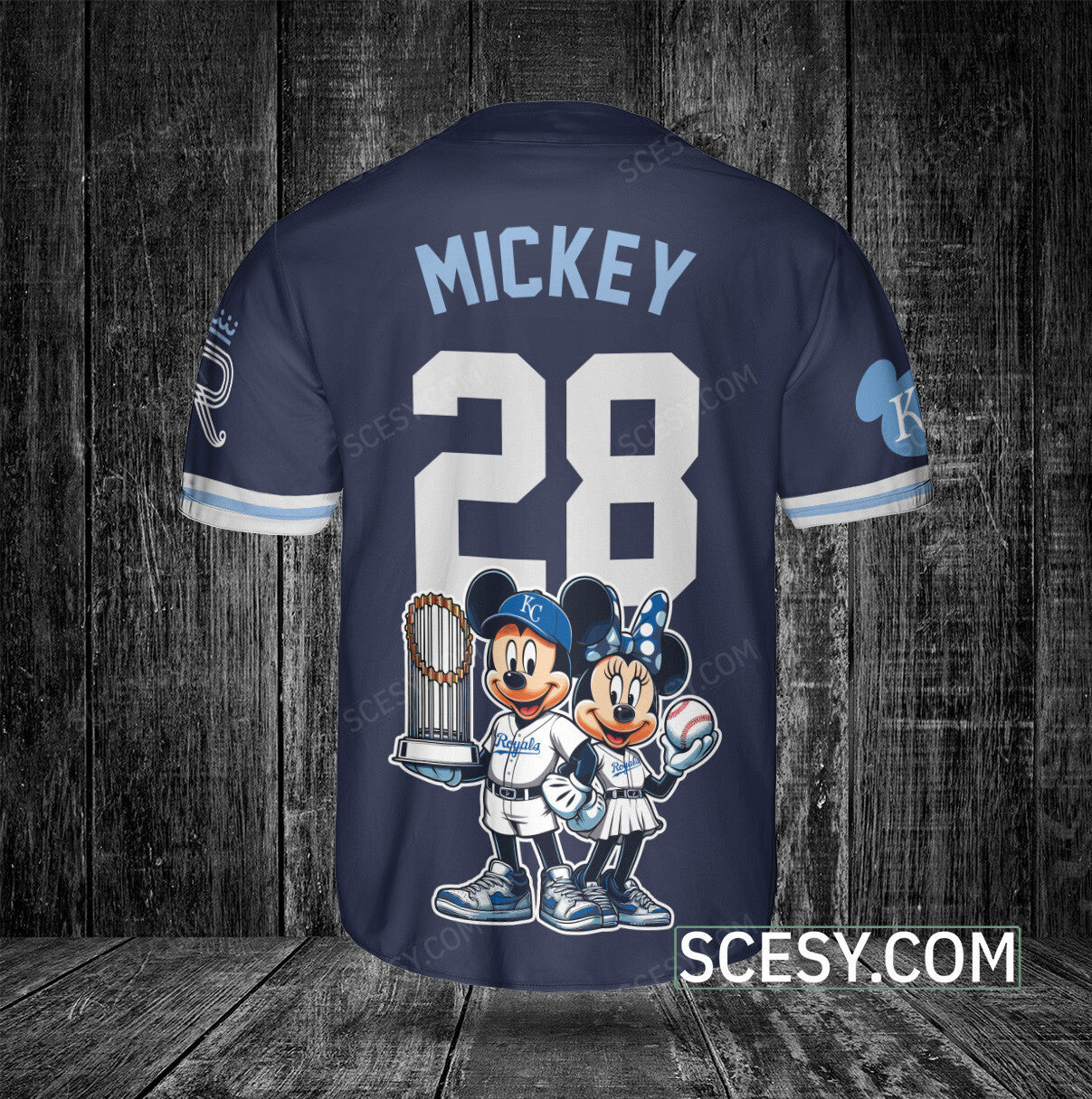 Kansas City Royals MM Baseball Jersey Navy