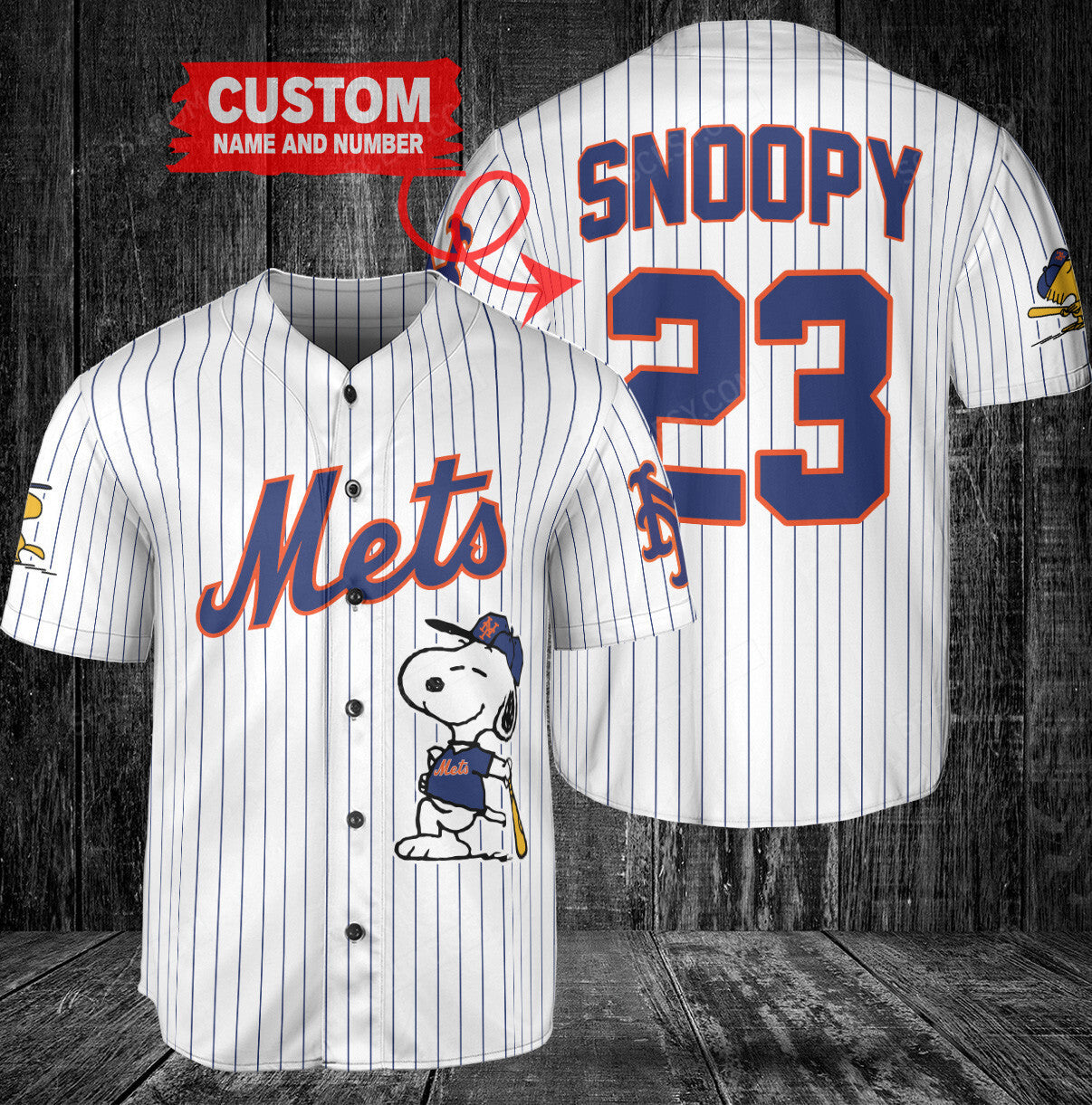 New York Mets PS x New York Mets Baseball Jersey W