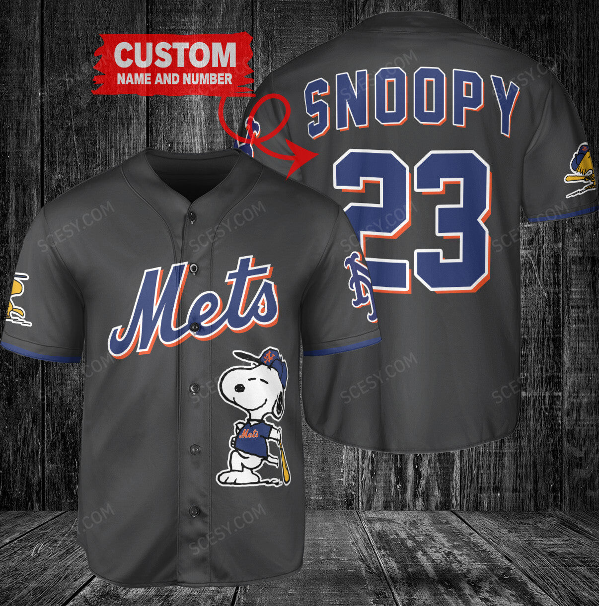 New York Mets PS x New York Mets Baseball Jersey G