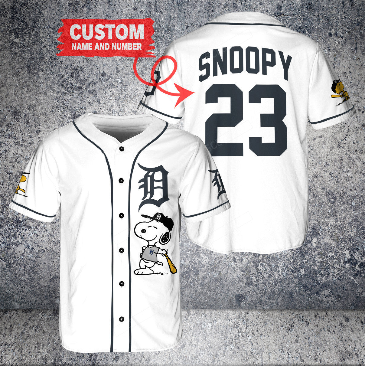 Detroit Tigers PS x Detroit Tigers Baseball Jersey W