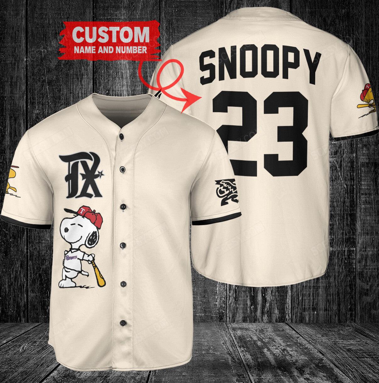 Texas Rangers PS x Texas Rangers Baseball Jersey ws