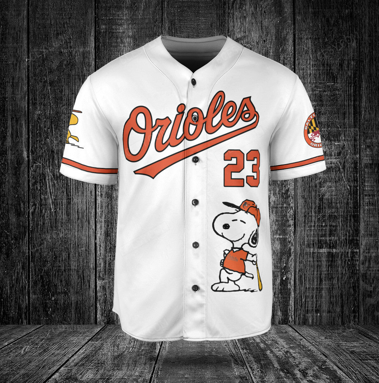 Baltimore Orioles PS Baseball Jersey White