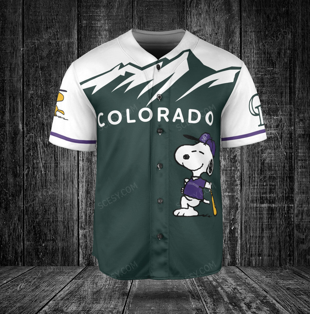 Colorado Rockies PS Baseball Jersey Green