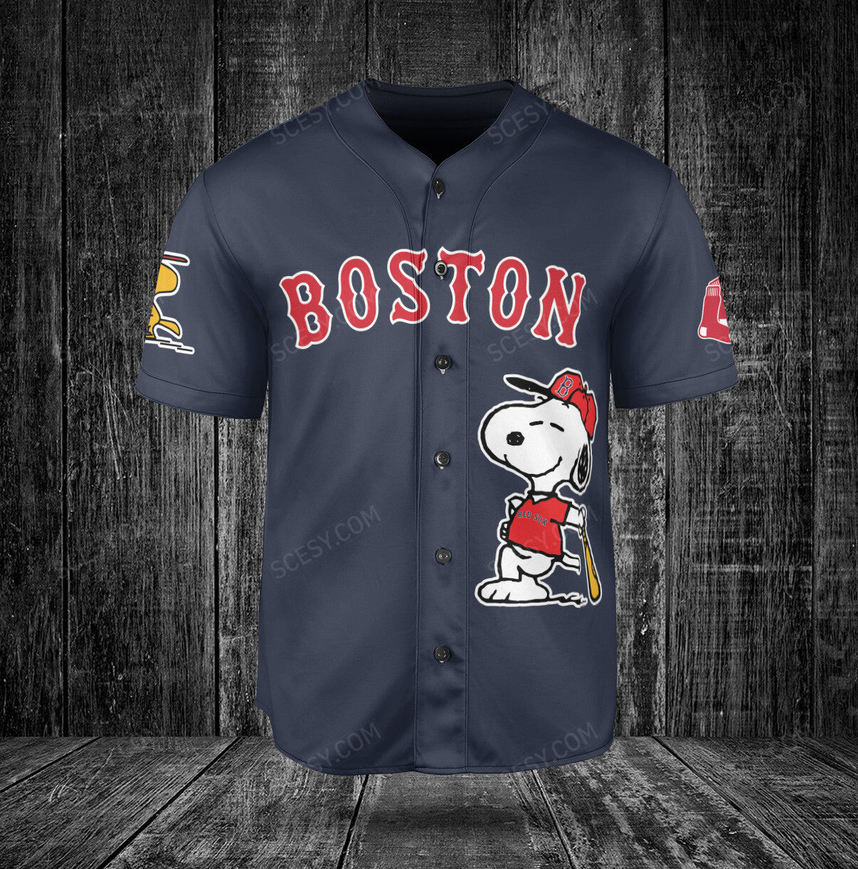 Boston Red Sox PS Baseball Jersey Navy