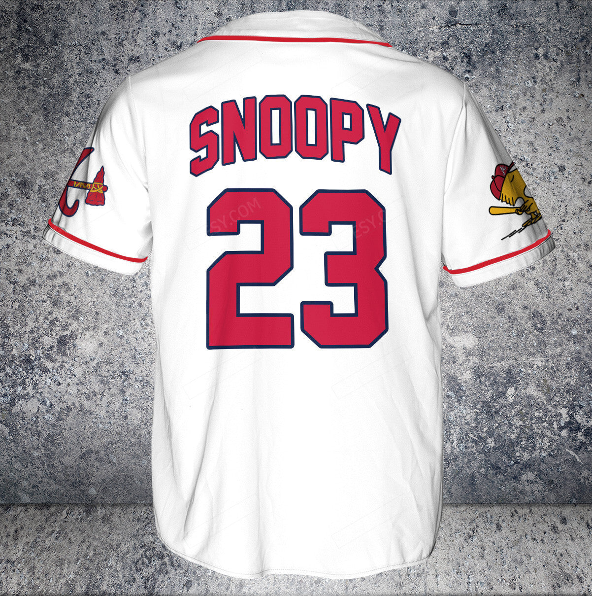 Atlanta Braves PS Baseball Jersey White
