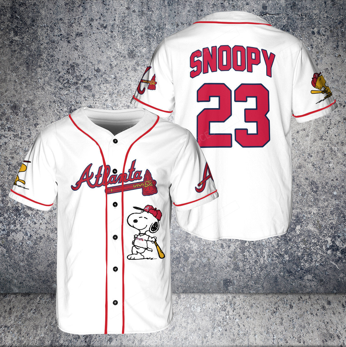 Atlanta Braves PS Baseball Jersey White