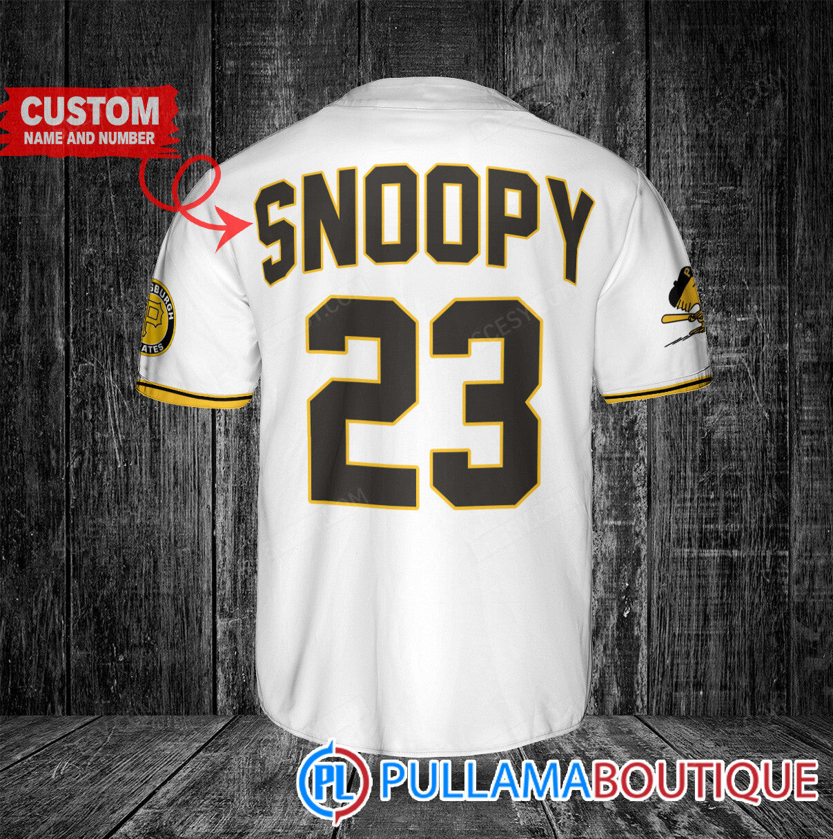 Pittsburgh Pirates PS Baseball Jersey White