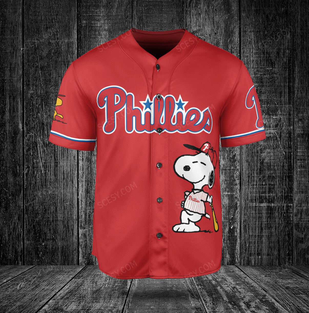 Philadelphia Phillies PS Baseball Jersey Red