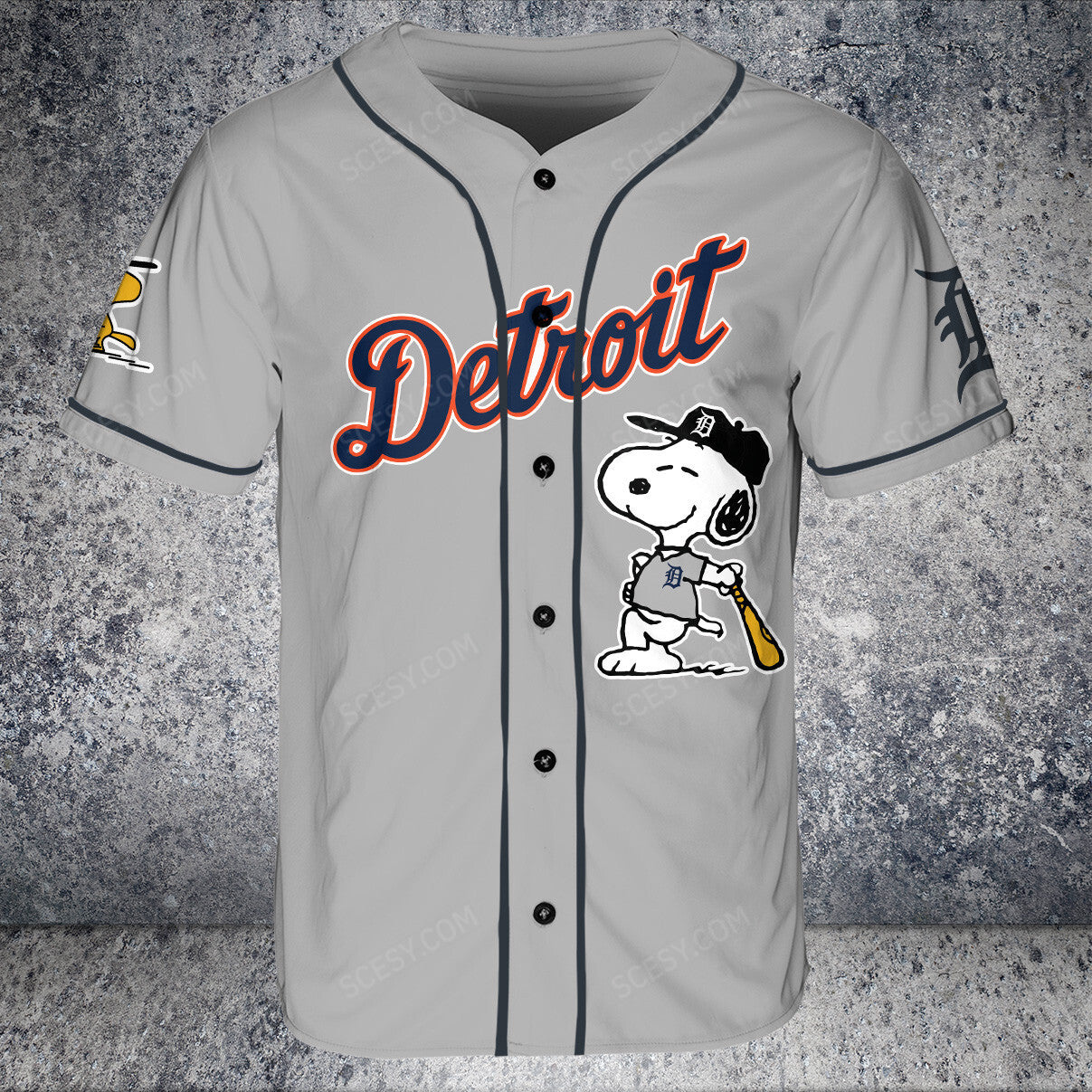 Detroit Tigers PS Baseball Jersey Gray