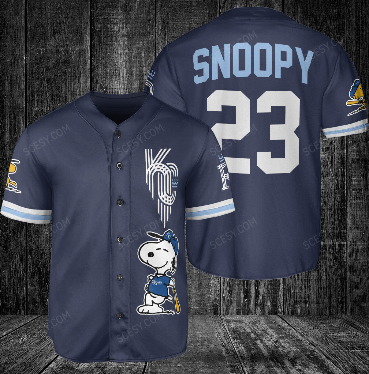 Kansas City Royals PS Baseball Jersey Navy