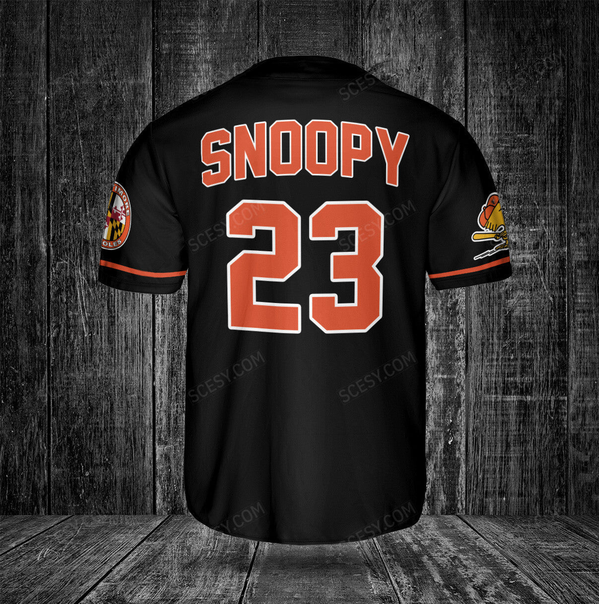 Baltimore Orioles PS Baseball Jersey Black