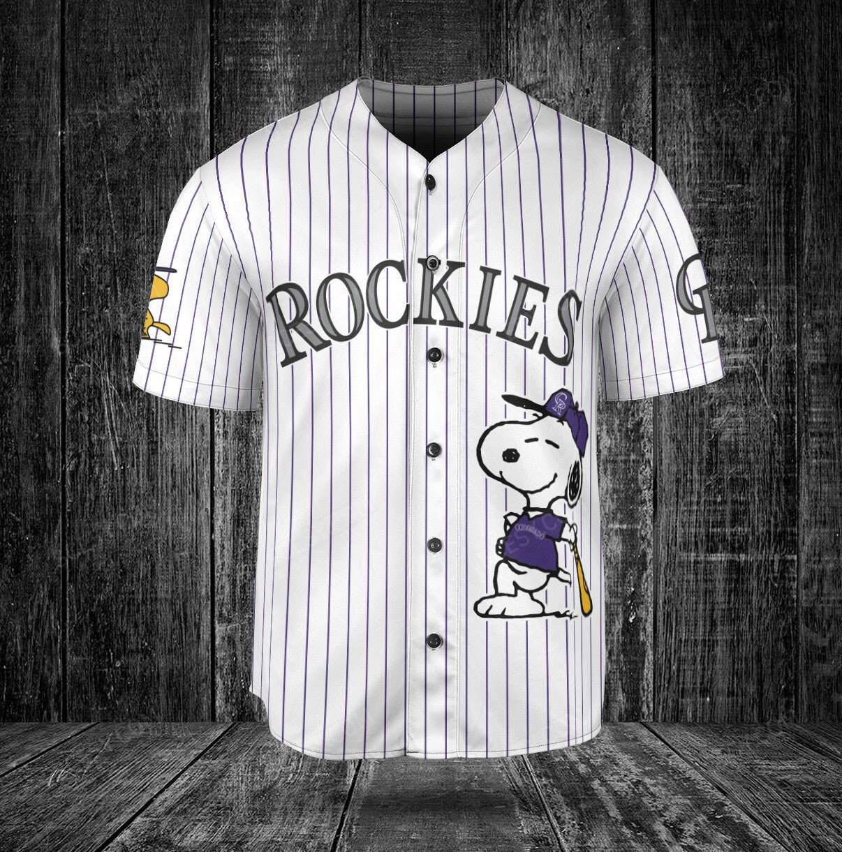 Colorado Rockies PS Baseball Jersey White