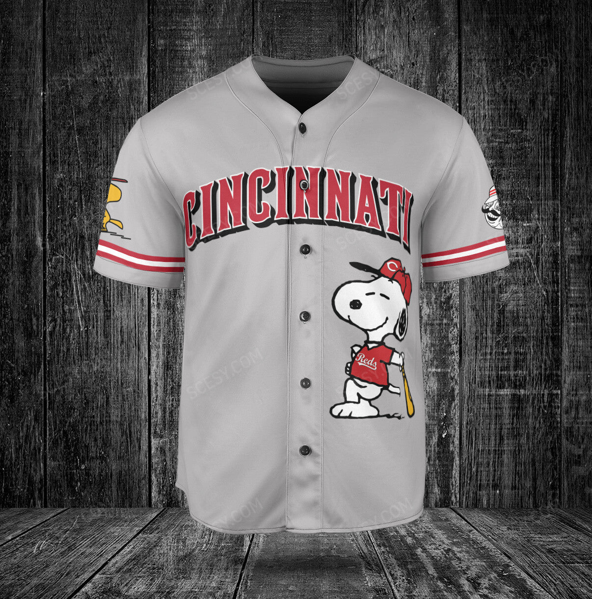 Cincinnati Reds PS Baseball Jersey Gray