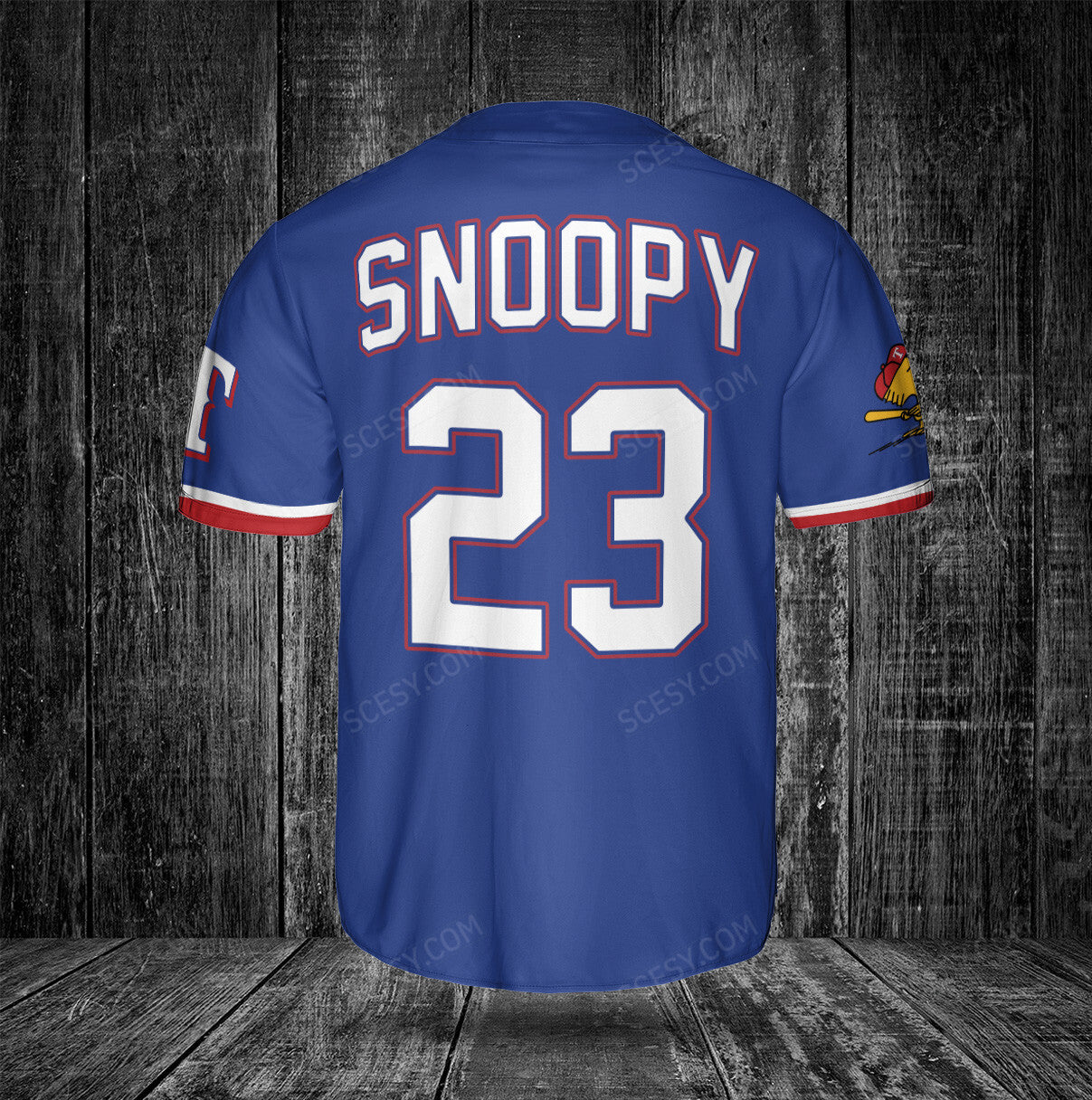 Texas Rangers PS Baseball Jersey Royal