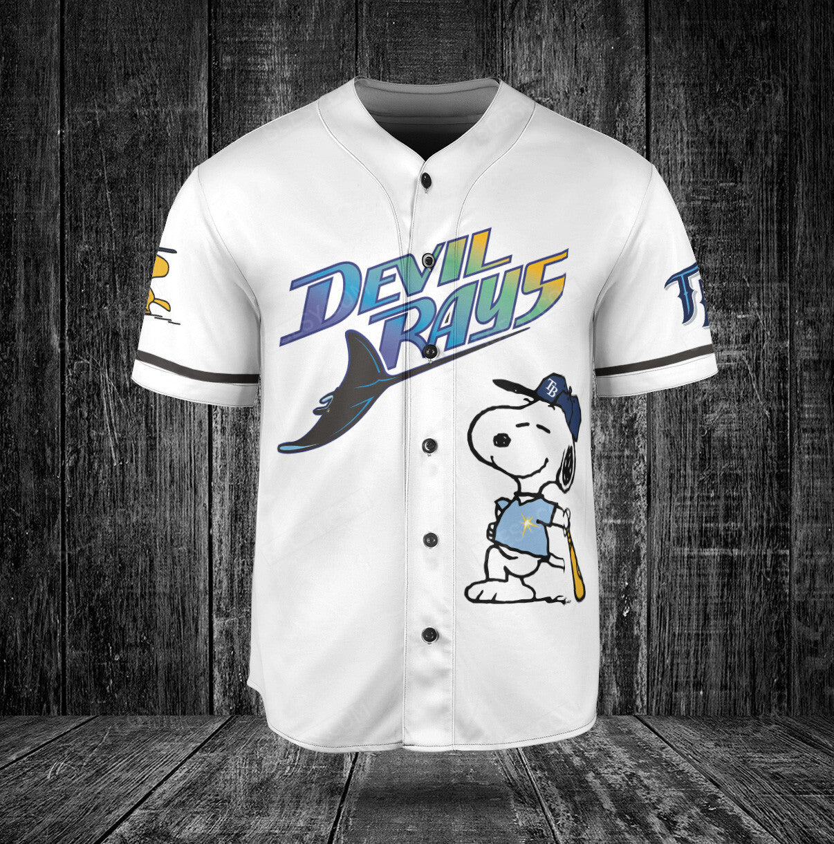 Tampa Bay Rays PS Baseball Jersey White Alternate Replica