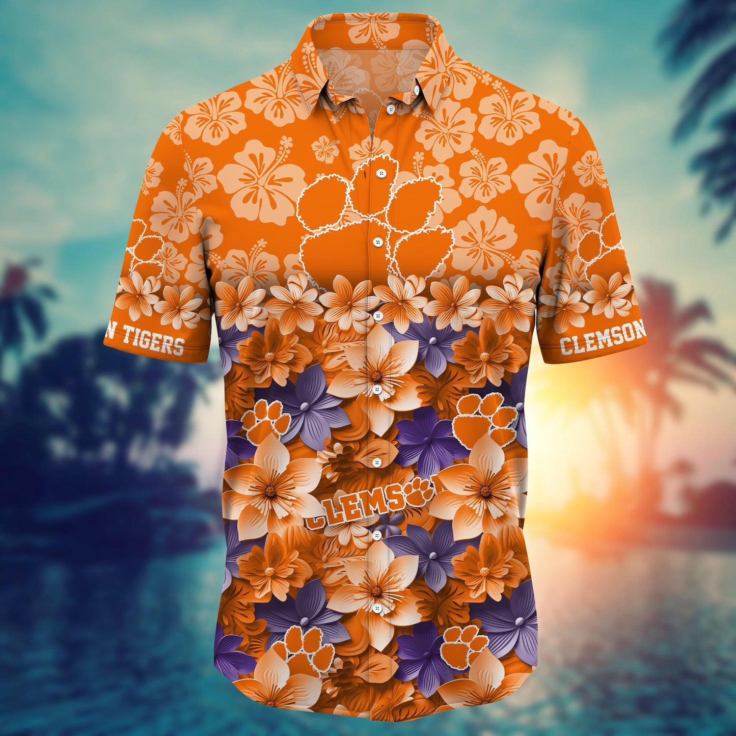 Clemson Tigers 1 Hawaiian Shirt Trending Summer. Gift For Fan FBS 502MC-HS035