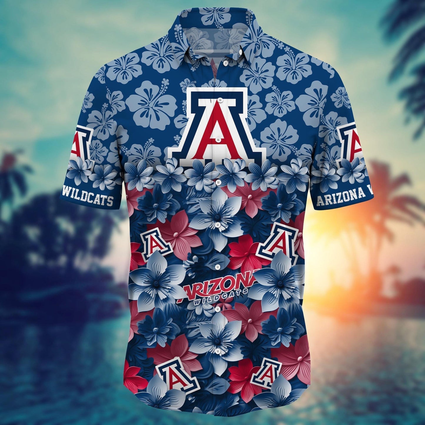 Arizona Wildcats Hawaiian Shirt Trending Summer. Gift For Fan FBS 502MC-HS035