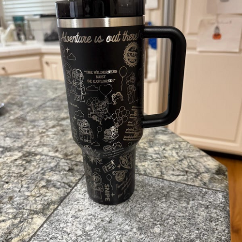Disney UP Stanley Style Engraved Tumbler 40 OZ