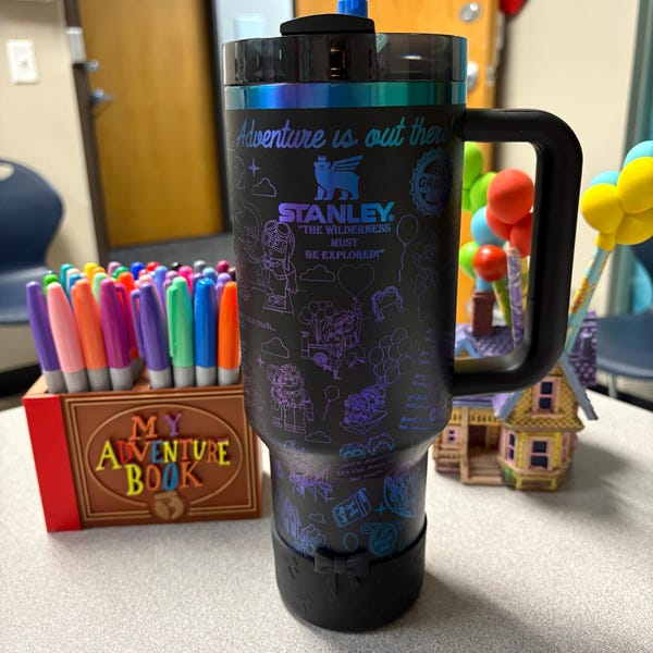 Disney UP Stanley Style Engraved Tumbler 40 OZ