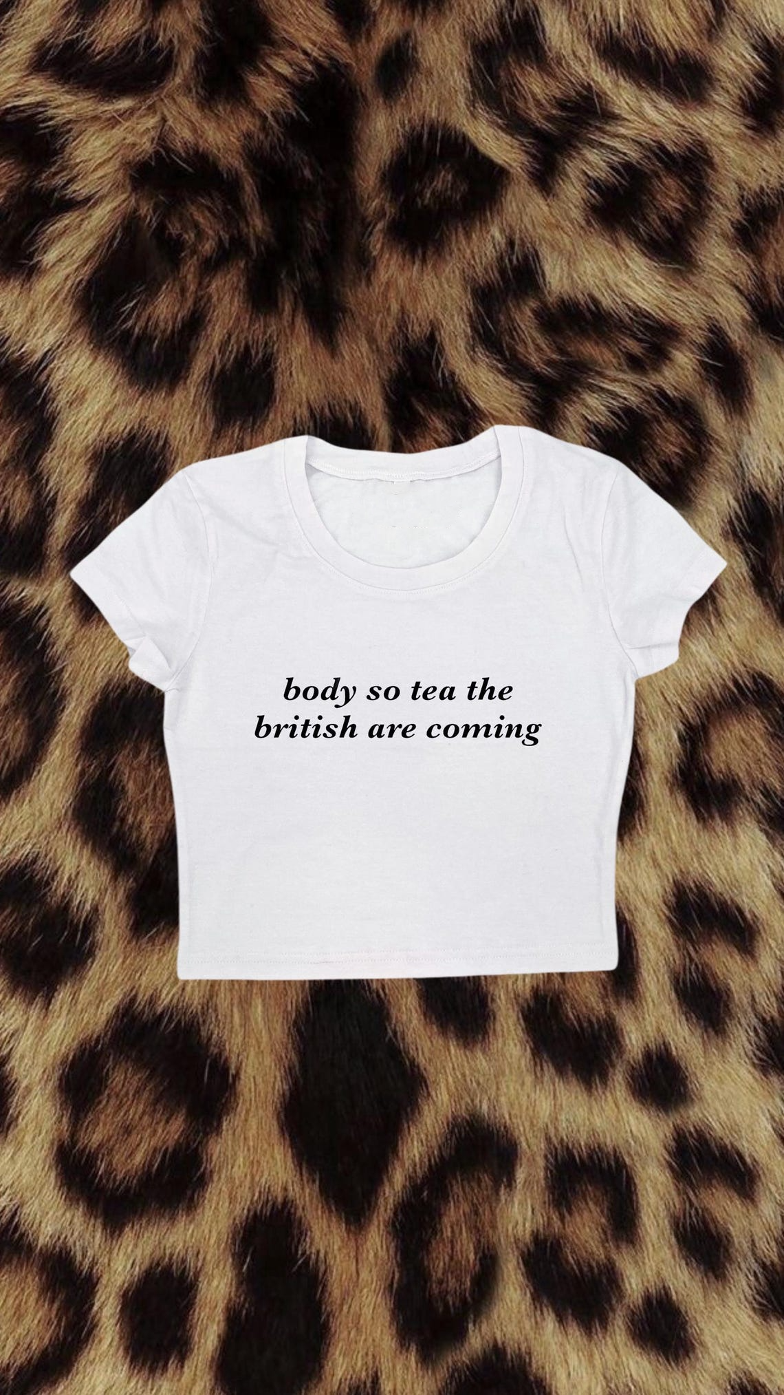 Body So Tea The British Are Coming Clothing, Coquette Top, Y2k Baby Tee
