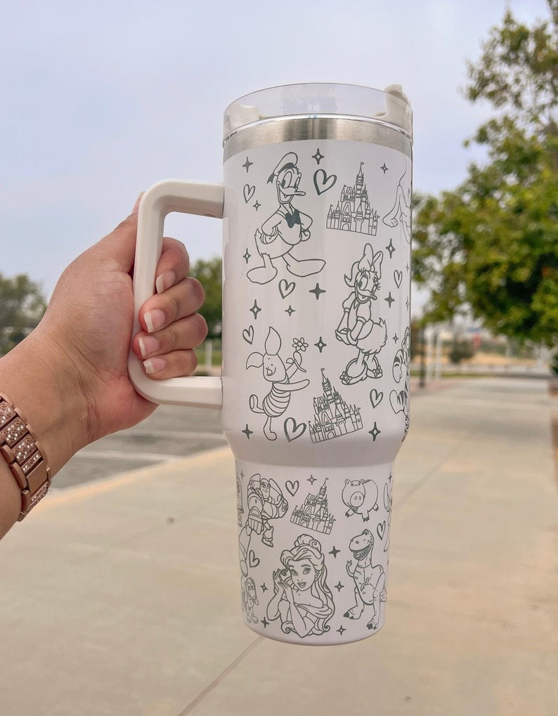 Disney Character Stanley Cup Stainless Steel 40 Oz Tumbler